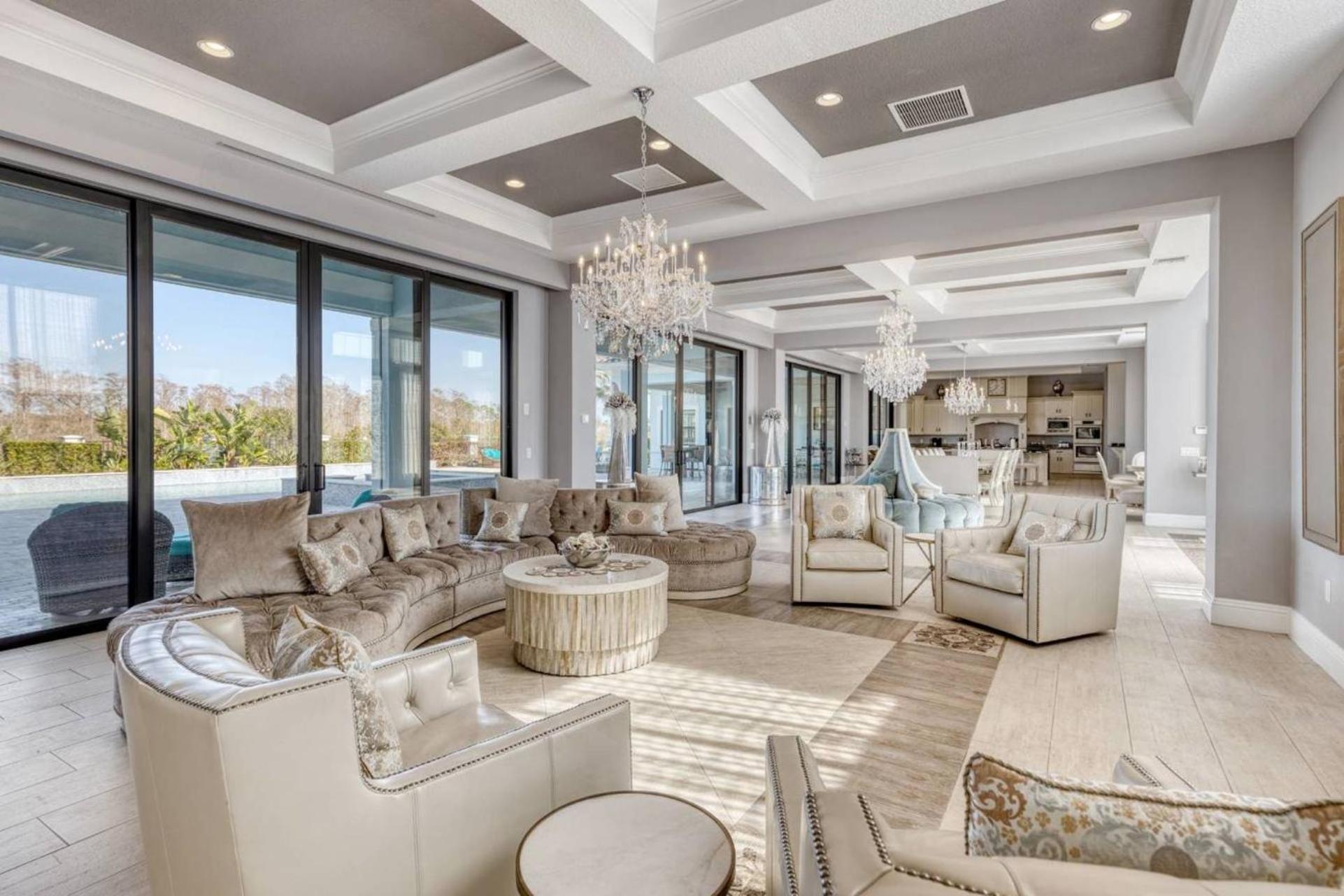 Beautiful 5 Star Mansion With Private Pool On The Prestigious Reunion Resort Orlando Mansion 6280 Kissimmee Exterior foto
