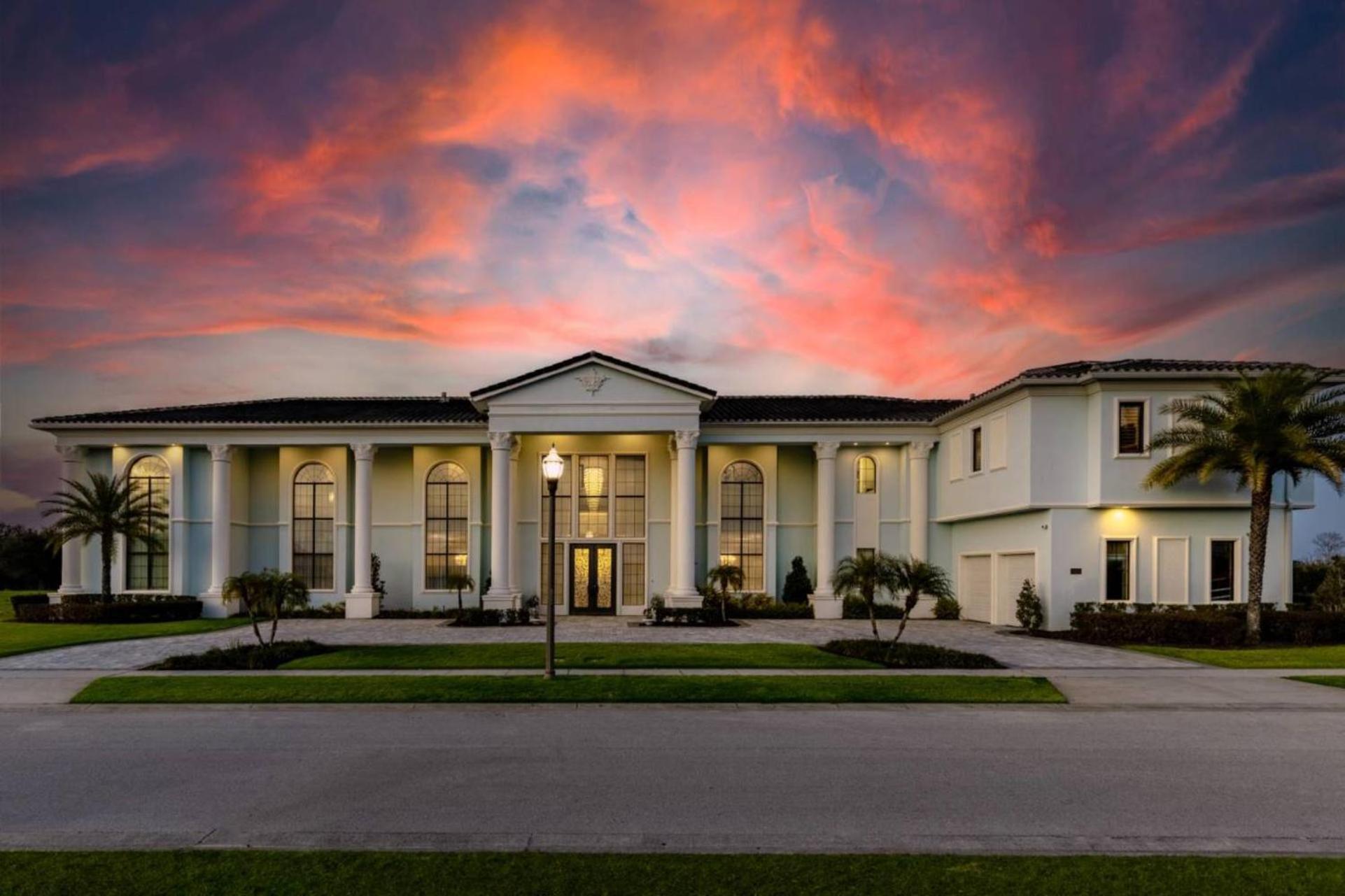 Beautiful 5 Star Mansion With Private Pool On The Prestigious Reunion Resort Orlando Mansion 6280 Kissimmee Exterior foto